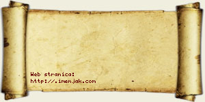 Lara Bzenić vizit kartica